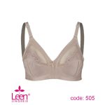 سوتین سه تیکه گلدوزی راه راه مدل 505