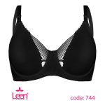 سوتین پرسی فنردار طرح پروانه لین کد 744