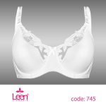 سوتین پرسی فنردار طرح گلبرگ لین کد 745